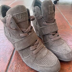 Ash Women's Suede Sneakers - Taupe